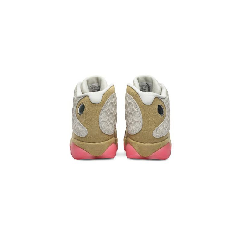 Air Jordan 13 Retro Hvid Guld Lyserød Sko Herre