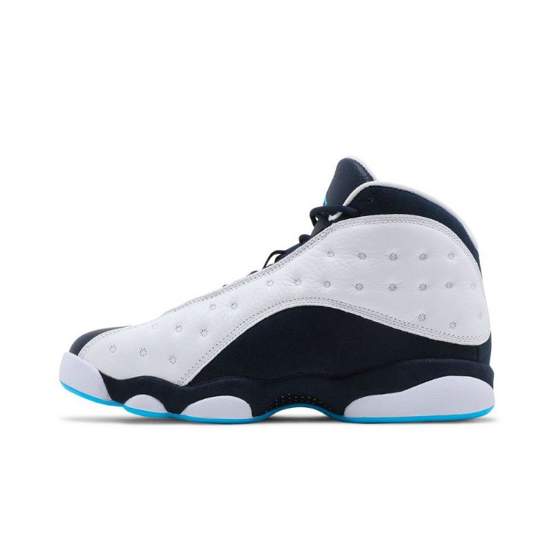 Air Jordan 13 Retro Hvid Marineblå Blå Sko Herre
