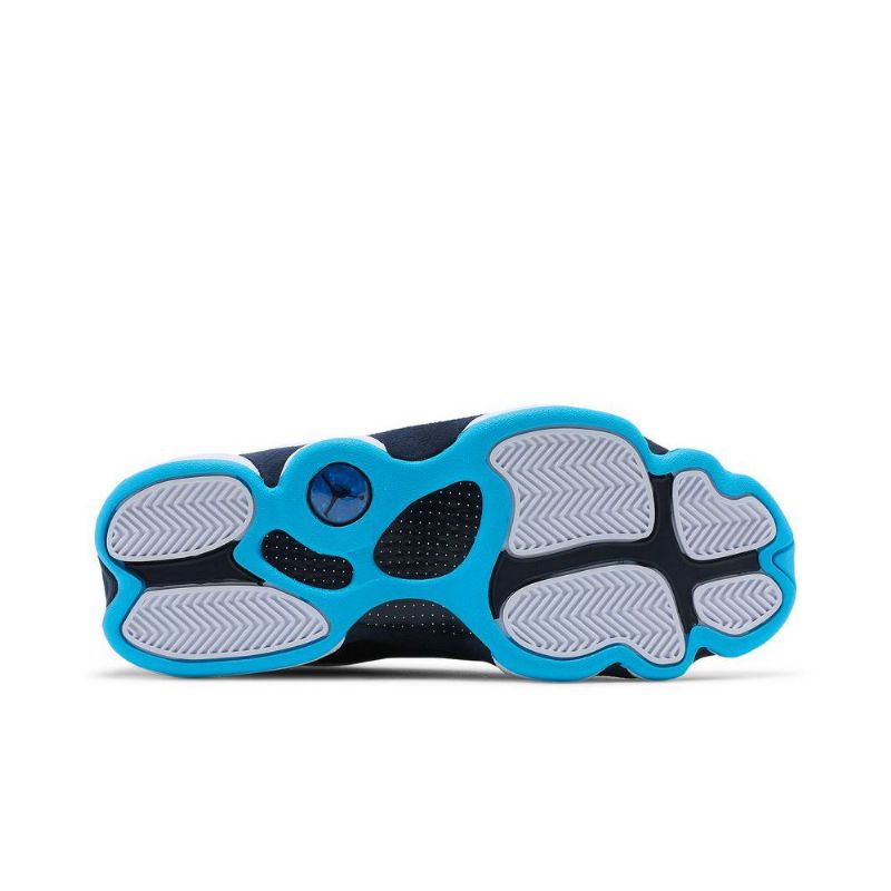 Air Jordan 13 Retro Hvid Marineblå Blå Sko Herre