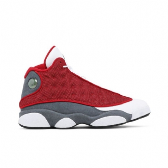Air Jordan 13 Retro Rød Grå Hvid Sort Sko Herre