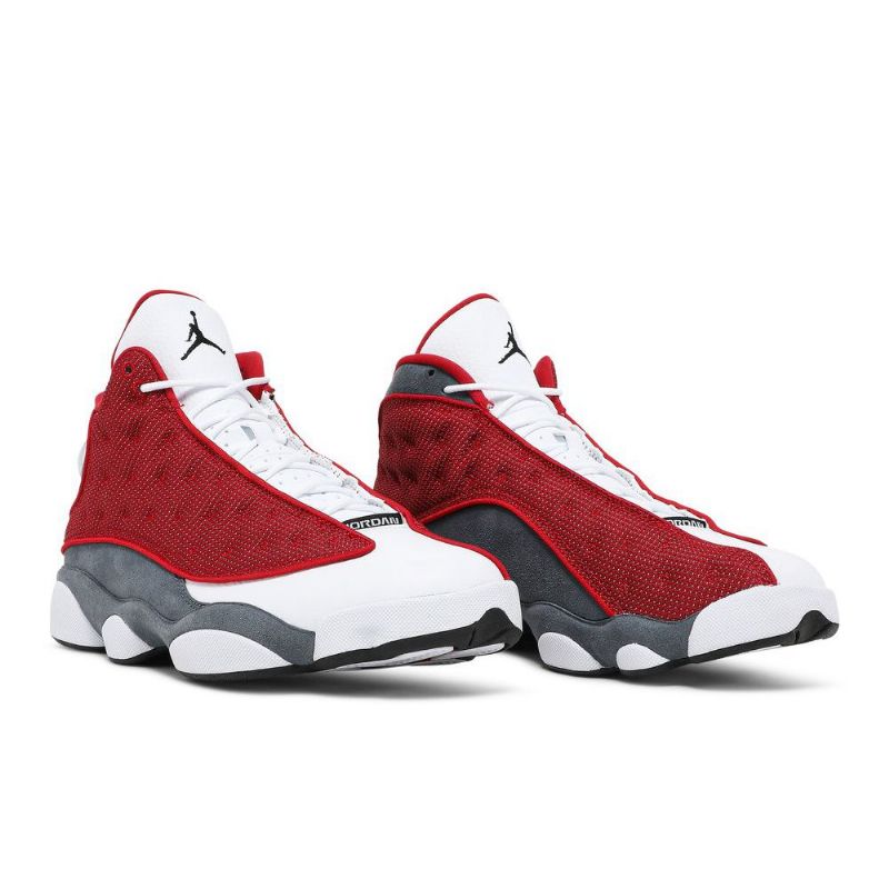 Air Jordan 13 Retro Rød Grå Hvid Sort Sko Herre
