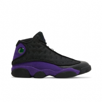 Air Jordan 13 Retro Sort Lilla Sko Herre