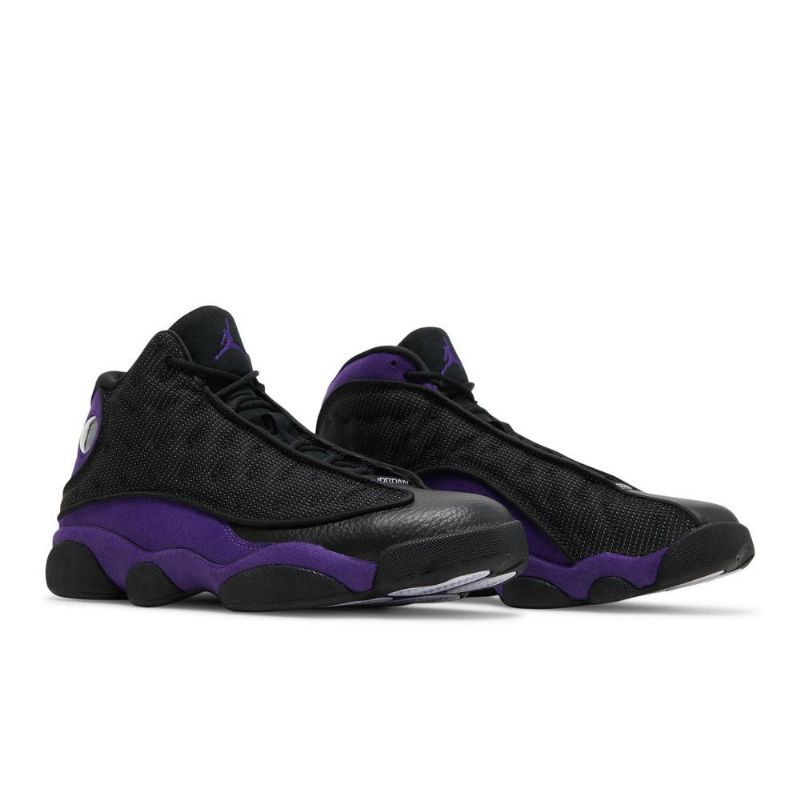 Air Jordan 13 Retro Sort Lilla Sko Herre