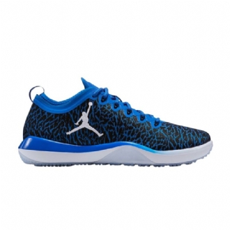 Air Jordan Trainer 1 Low Blå Sort Hvid Sko Herre