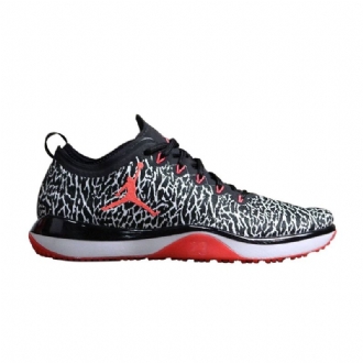 Air Jordan Trainer 1 Low Sort Rød Hvid Sko Herre