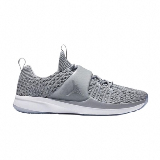 Air Jordan Trainer 2 Flyknit Grå Hvid Sko Herre