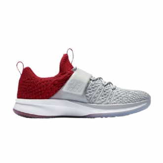 Air Jordan Trainer 2 Flyknit Grå Rød Sølv Sko Herre