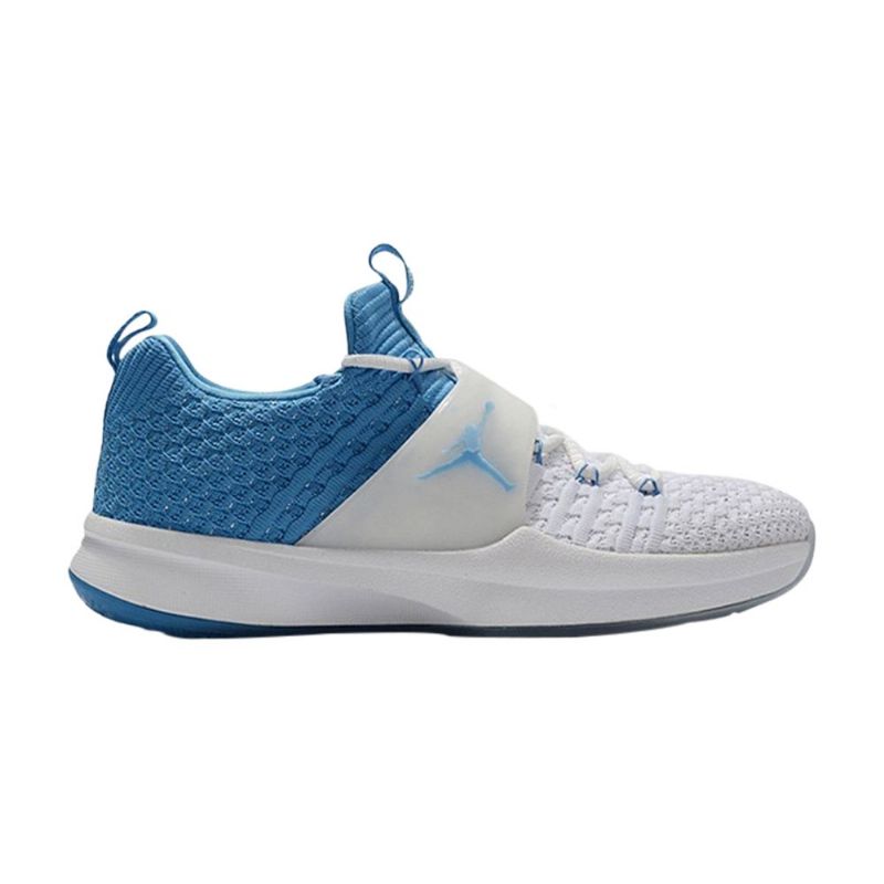 Air Jordan Trainer 2 Flyknit Hvid Blå Sko Herre