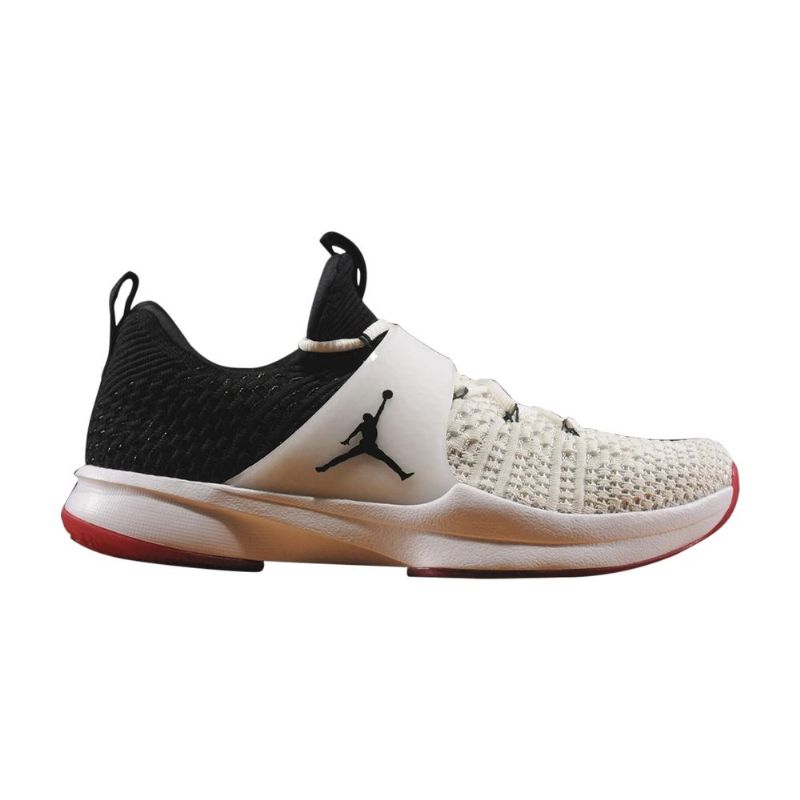 Air Jordan Trainer 2 Flyknit Hvid Sort Rød Sko Herre
