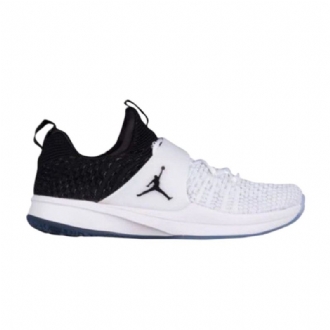 Air Jordan Trainer 2 Flyknit Hvid Sort Sko Herre
