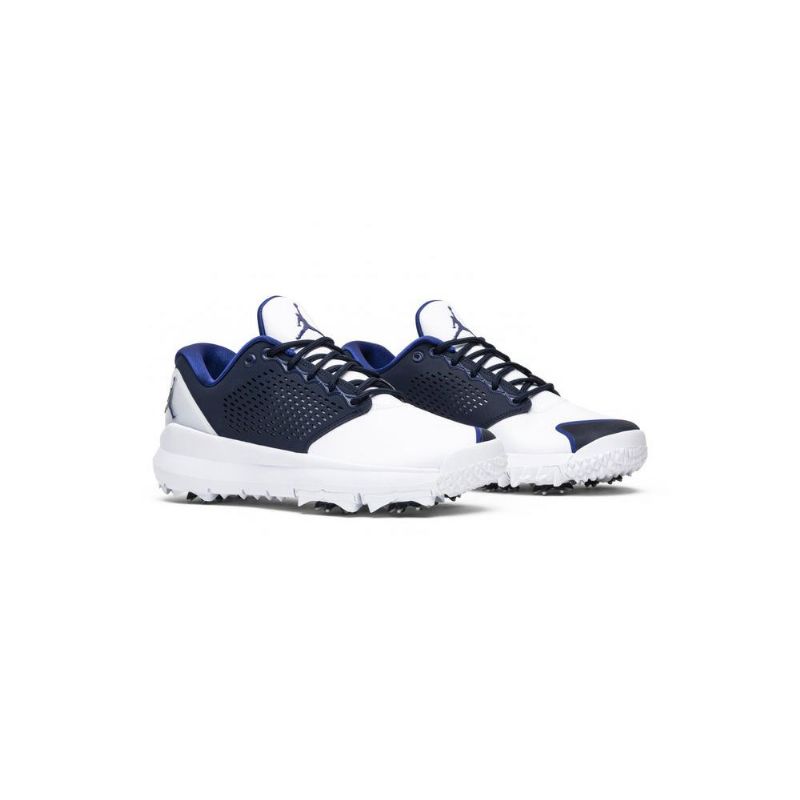 Air Jordan Trainer St G Hvid Blå Sort Sko Herre