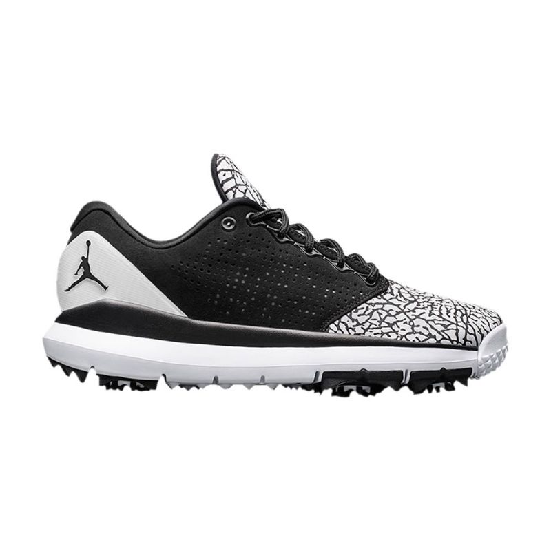 Air Jordan Trainer St Golf Hvid Sort Sko Herre