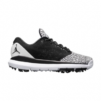 Air Jordan Trainer St Golf Hvid Sort Sko Herre
