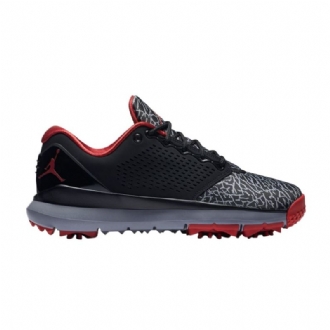 Air Jordan Trainer St Golf Sort Rød Grå Sko Herre