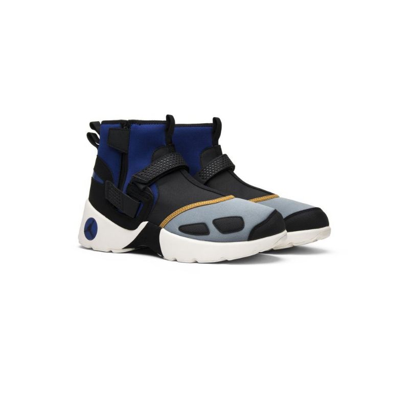Air Jordan Trunner Lx High Nrg Sort Blå Grå Guld Sko Herre