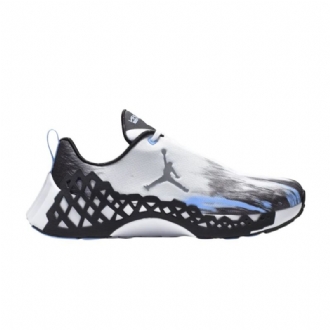 Air Jordan Trunner Nxt React Hvid Sort Blå Sølv Sko Herre
