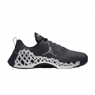 Air Jordan Trunner Nxt React Sort Grå Sølv Sko Herre