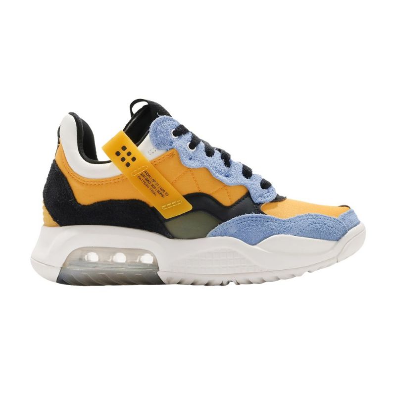Air Jordan Ma2 Guld Sort Blå Hvid Sko Dame