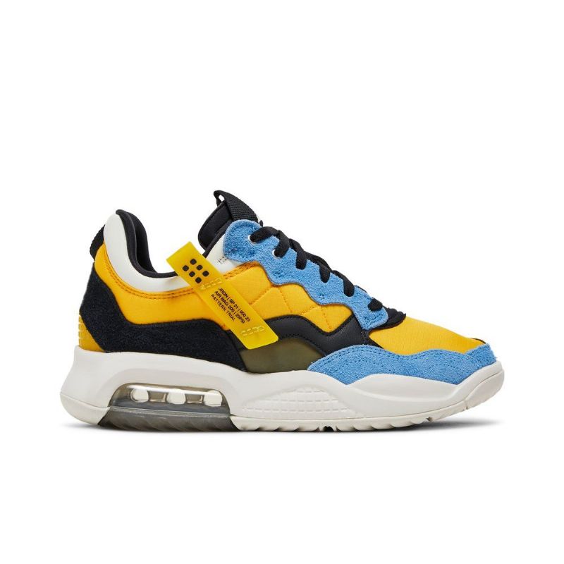Air Jordan Ma2 Guld Sort Blå Hvid Sko Herre