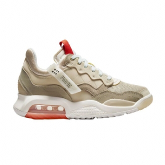 Air Jordan Ma2 Khaki Hvid Rød Sko Dame