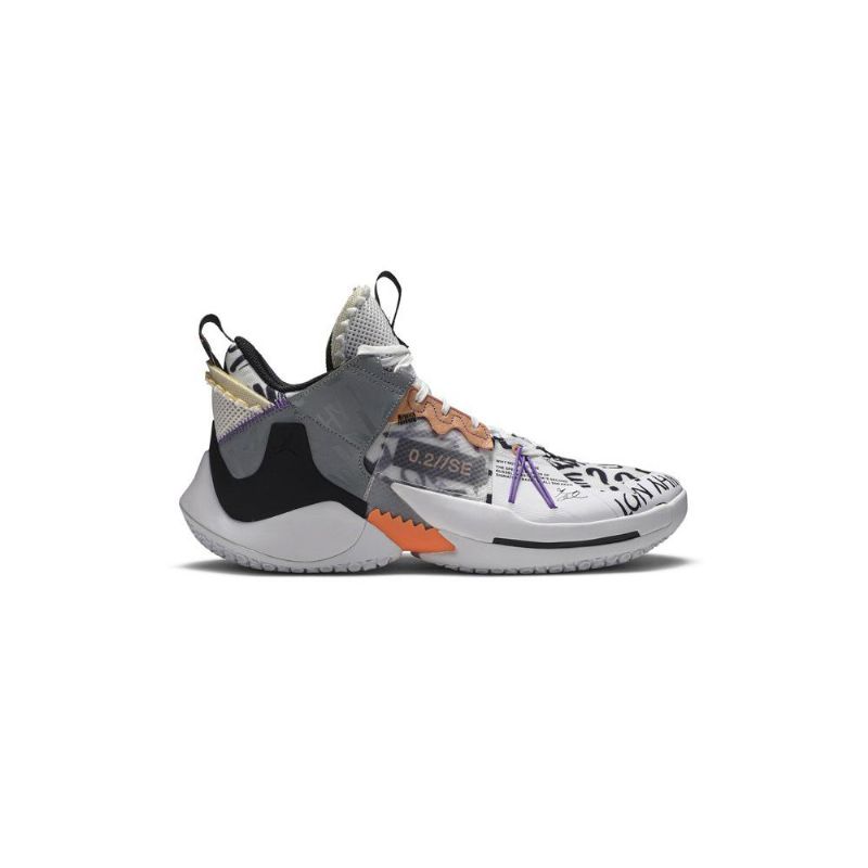Air Jordan Why Not Zer0.2 Se Hvid Orange Grå Sort Sko Herre