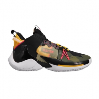Air Jordan Why Not Zer0.2 Se Pf Sort Gul Rød Grå Sko Herre