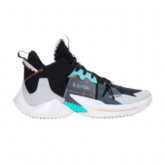 Air Jordan Why Not Zer0.2 Se Sort Grå Turkis Hvid Sko Herre