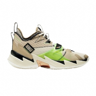 Air Jordan Why Not Zer0.3 Beige Olivengrøn Grøn Sort Sko Herre