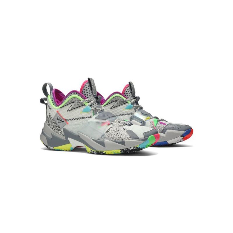 Air Jordan Why Not Zer0.3 Hvid Grå Sko Herre