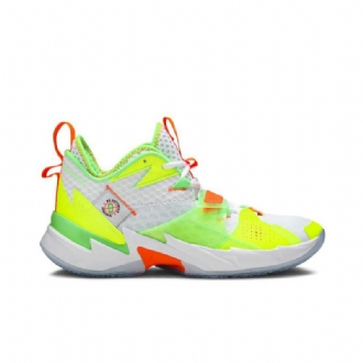Air Jordan Why Not Zer0.3 Hvid Grøn Orange Sko Herre