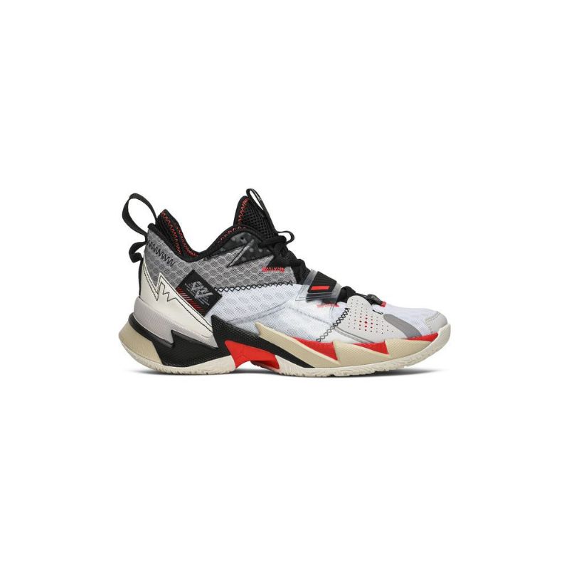 Air Jordan Why Not Zer0.3 Hvid Rød Grå Sort Sko Herre