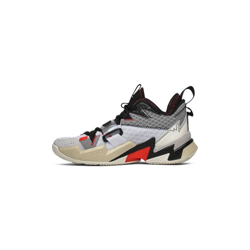 Air Jordan Why Not Zer0.3 Hvid Rød Grå Sort Sko Herre