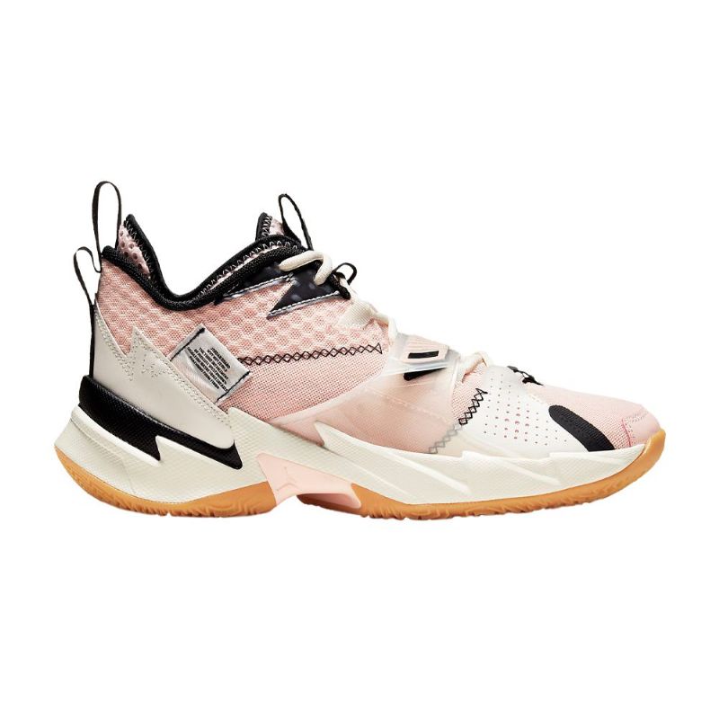 Air Jordan Why Not Zer0.3 Lyserød Sort Hvid Sko Herre