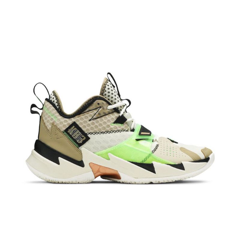 Air Jordan Why Not Zer0.3 Pf Beige Olivengrøn Grøn Sort Sko Herre