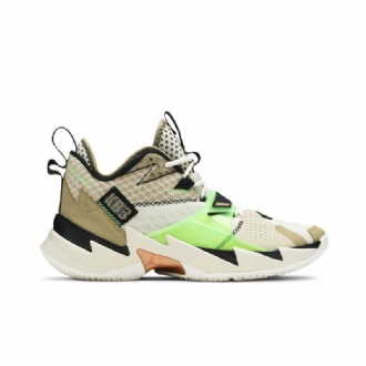 Air Jordan Why Not Zer0.3 Pf Beige Olivengrøn Grøn Sort Sko Herre