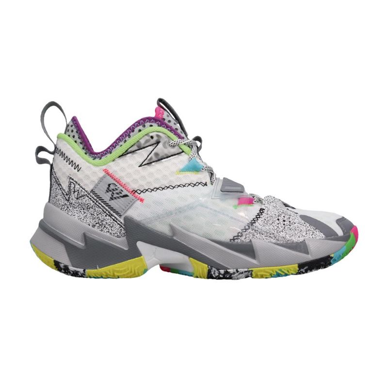 Air Jordan Why Not Zer0.3 Pf Hvid Grå Flerfarvede Sko Herre