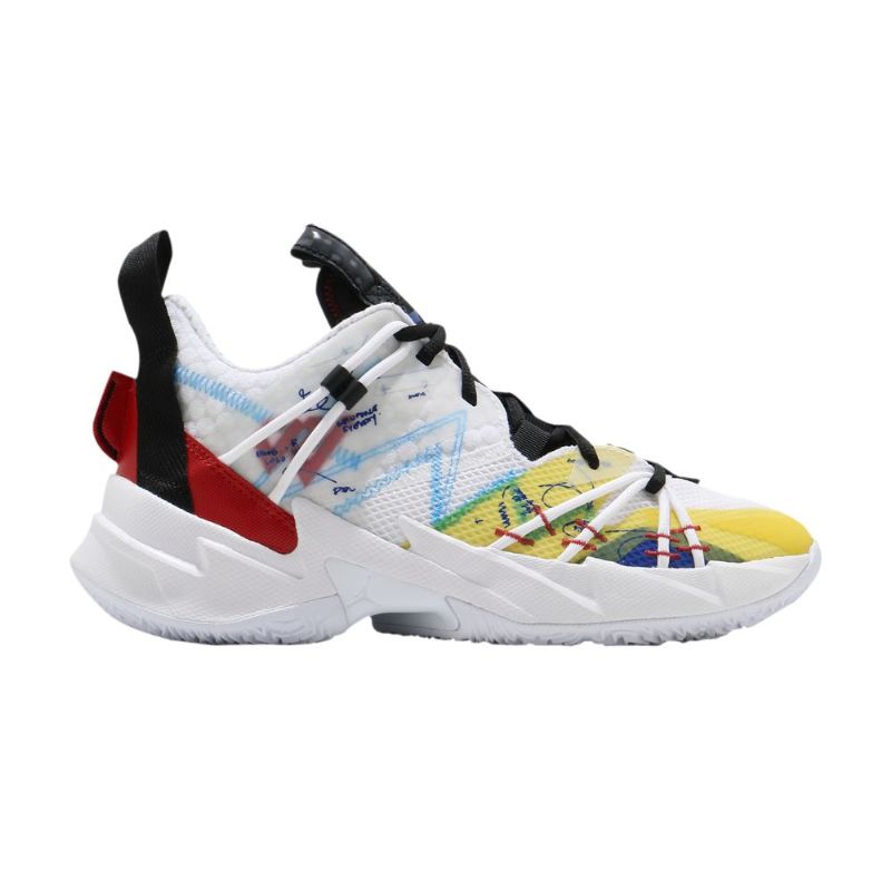 Air Jordan Why Not Zer0.3 Se Pf Hvid Sort Rød Gul Sko Herre