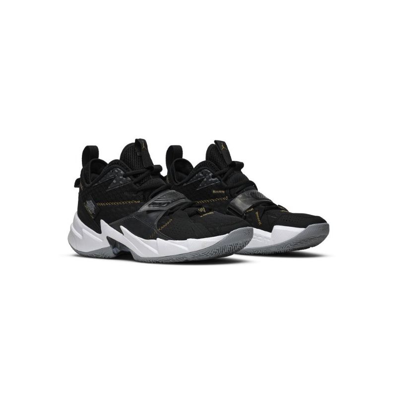 Air Jordan Why Not Zer0.3 Sort Guld Hvid Sko Herre