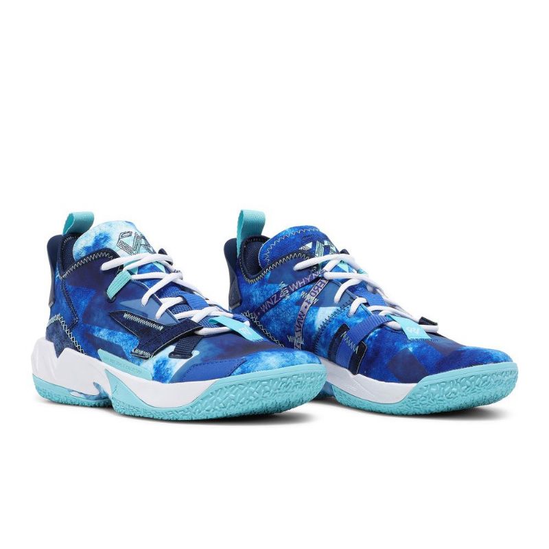 Air Jordan Why Not Zer0.4 Blå Hvid Marineblå Sko Herre
