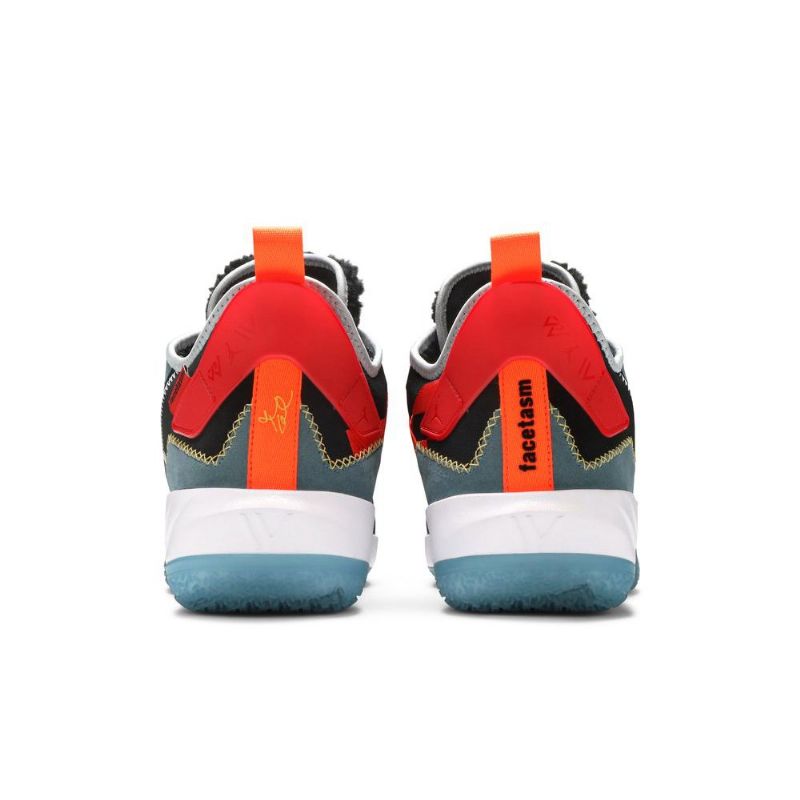 Air Jordan Why Not Zer0.4 Facetasm Premium Sort Hvid Blå Rød Sko Herre
