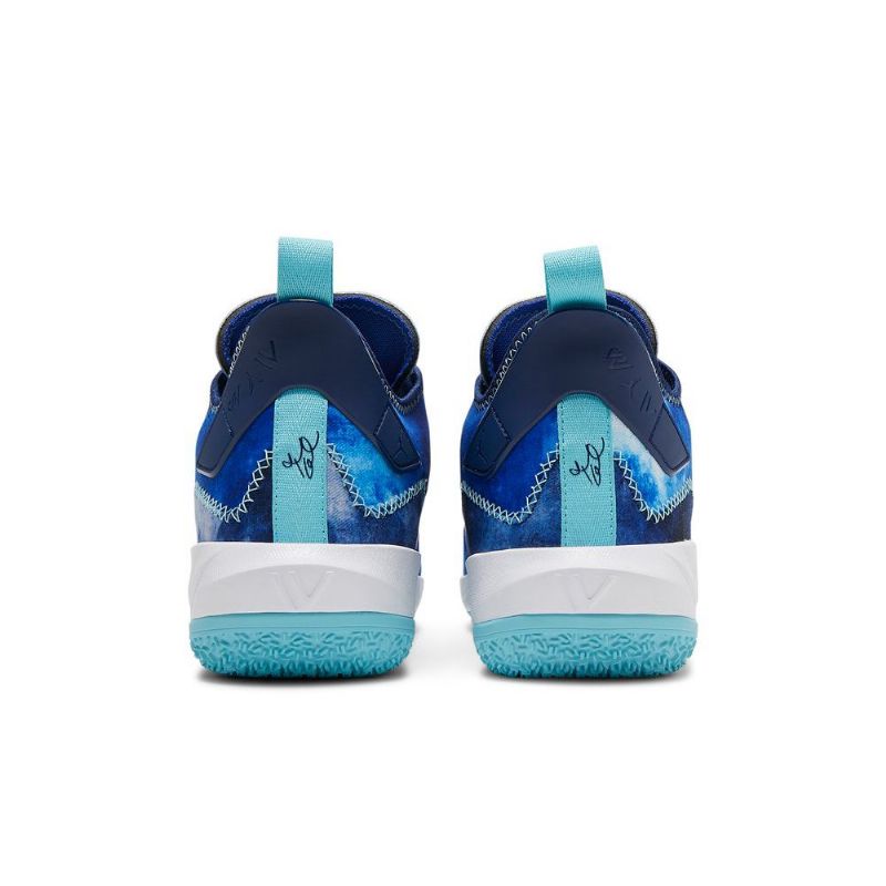 Air Jordan Why Not Zer0.4 Pf Blå Hvid Marineblå Sko Herre