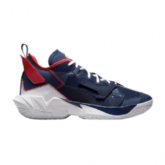 Air Jordan Why Not Zer0.4 Pf Blå Rød Hvid Sko Herre