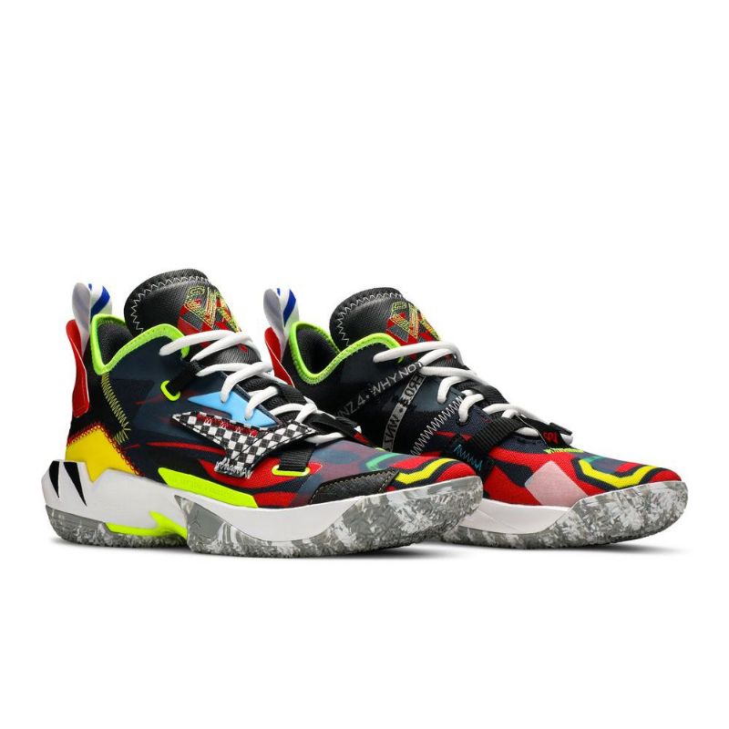 Air Jordan Why Not Zer0.4 Sort Flerfarvede Sko Herre