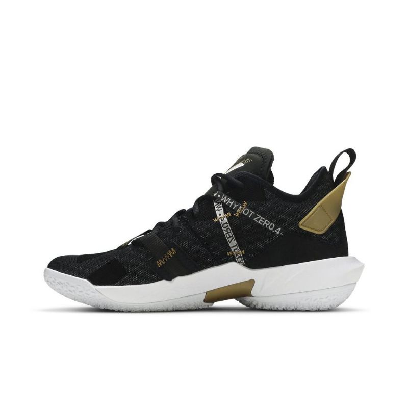 Air Jordan Why Not Zer0.4 Sort Guld Hvid Sko Herre