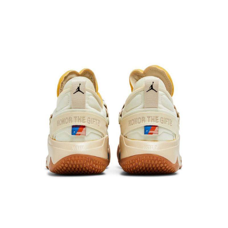 Air Jordan Why Not Zer0.5 Honor The Gift Beige Guld Sko Herre