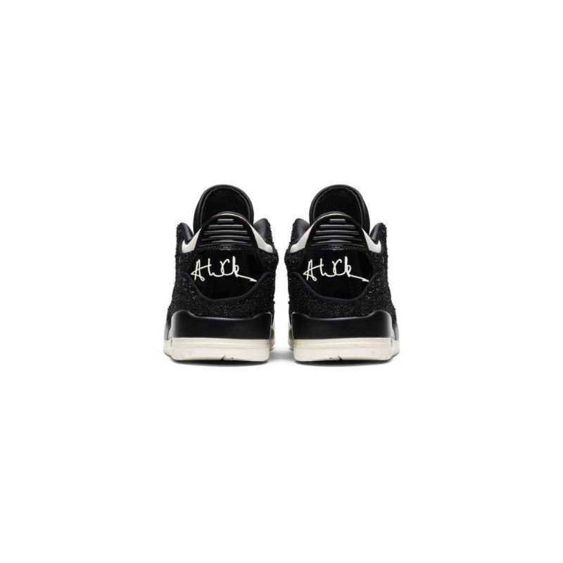 Air Jordan 3 Anna Wintour Retro Sort Sølv Sko Dame