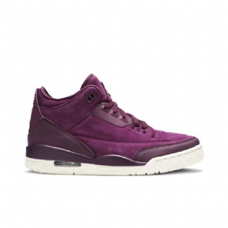 Air Jordan 3 Retro Bordeaux Sko Dame