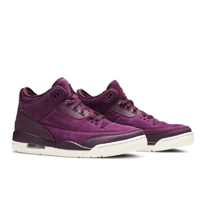 Air Jordan 3 Retro Bordeaux Sko Dame