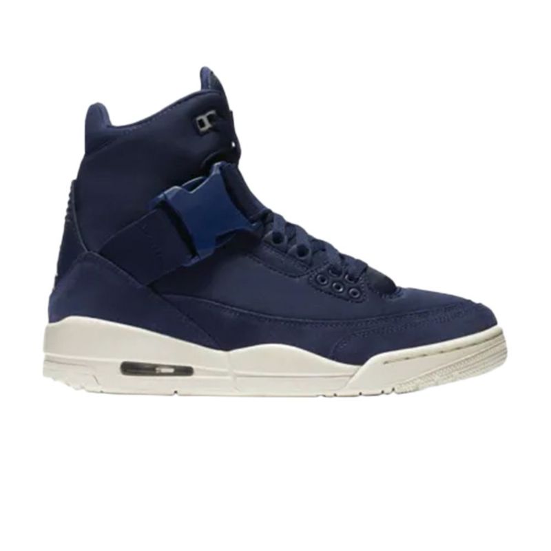 Air Jordan 3 Retro Explorer Xx Marineblå Hvid Sko Dame