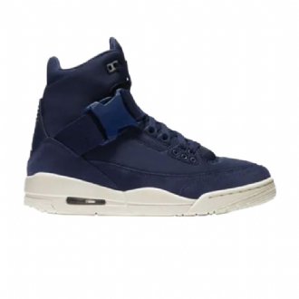 Air Jordan 3 Retro Explorer Xx Marineblå Hvid Sko Dame